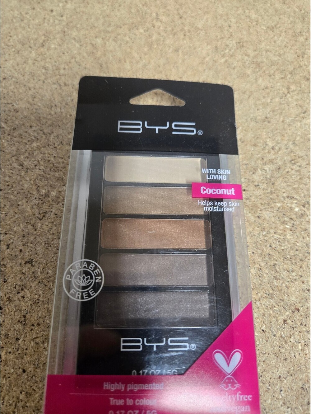 BYS eyeshadow palette Coconut